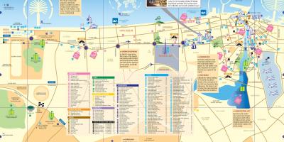 Rahvusvaheline linna Dubai kaart