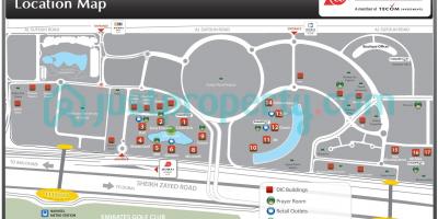Kaart Dubai internet city