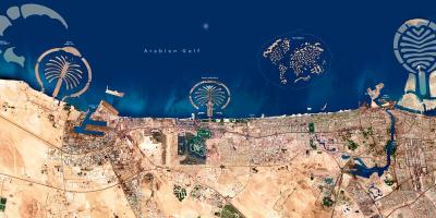 Satelliit-kaart Dubai