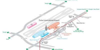 Dxb lennujaam kaart