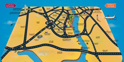 Kaart Laste linna Dubai