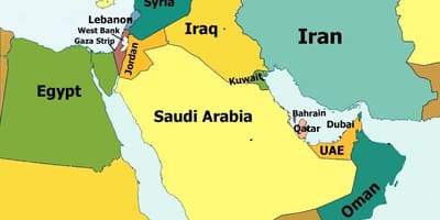 Dubai kaart lähis-ida